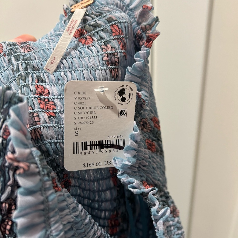 NWT Free People Alejandra Midi Dress Sz Small - Picture 9 of 10